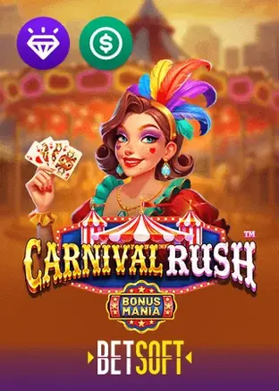 Carnival Rush pokie by Betsoft at Malina
