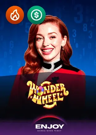 Wonder Wheel Enjoy Gaming live dealer table by Live tables at Malina